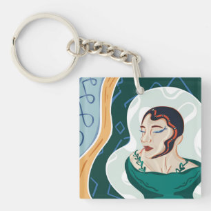 Porte-clés Serpent Femme - Tête de Serpent