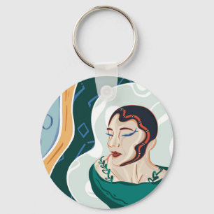 Porte-clés Serpent Femme - Tête de Serpent