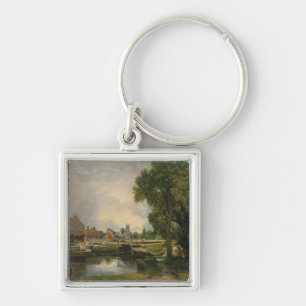 Porte-clés Serrure de John Constable   Dedham et moulin, 1820