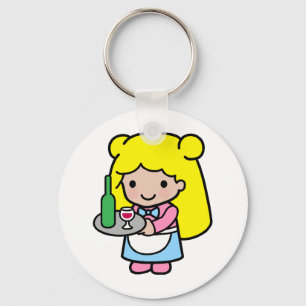 Porte-clés Serveuse
