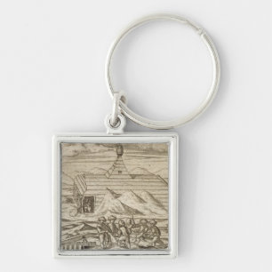 Porte-clés Servez d'équipier le massacre et des ours