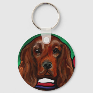 Porte-clés Setter rouge irlandais