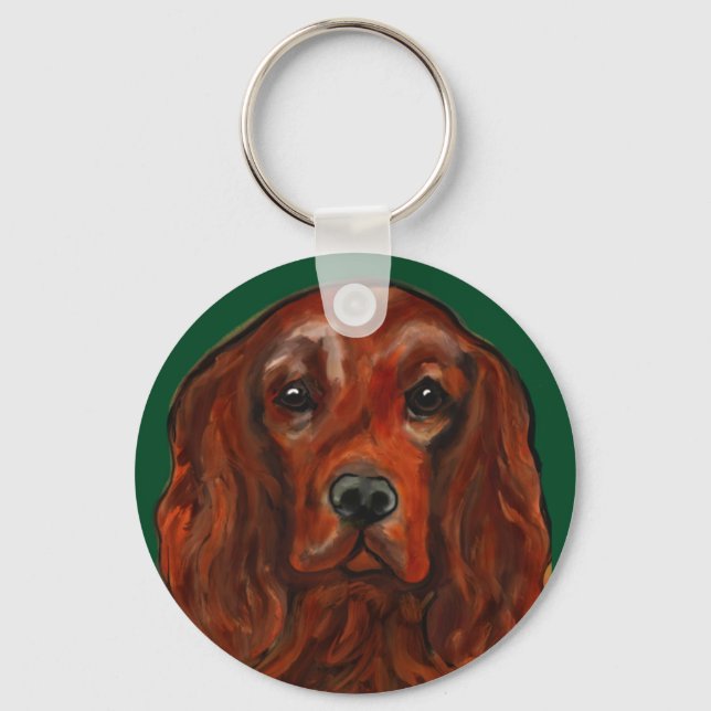 Porte-clés Setter Rouge Irlandais  (Recto)
