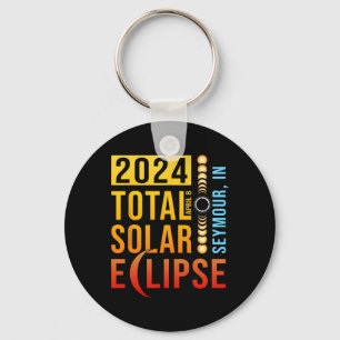 Porte-clés Seymour Indiana Total Solar Eclipse 2024