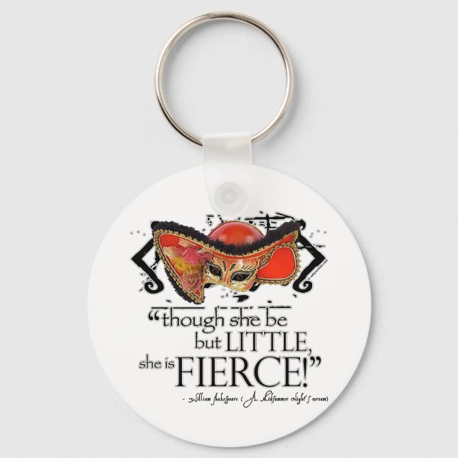 Porte-clés Shakespeare Citation de la nuit d'été de rêve (Recto)