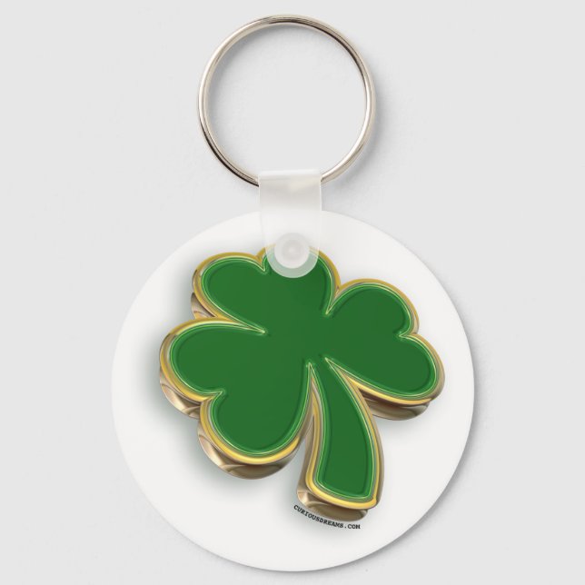 Porte-clés shamrock 3D (Recto)