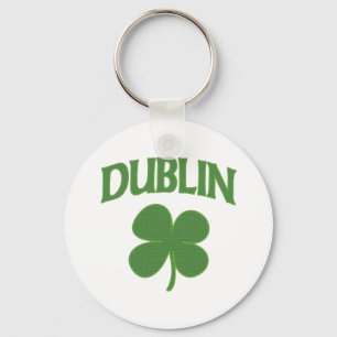Porte-clés Shamrock irlandais de Dublin