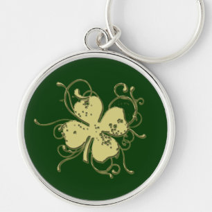 Porte-clés Shamrock stylisé