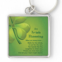 Shamrock vert d'Irlande Blessings