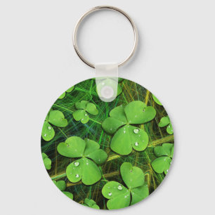 Porte-clés Shamrock vert St Patrick's Day Porte - clé