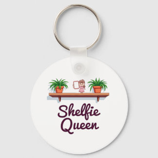 Porte-clés Shelfie Queen - Le moment selfie du Plante Lover