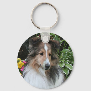 Porte-clés Sheltie Love Porte - clé