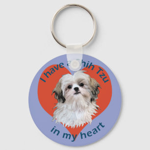 Porte-clés Shi Tzu in My heart