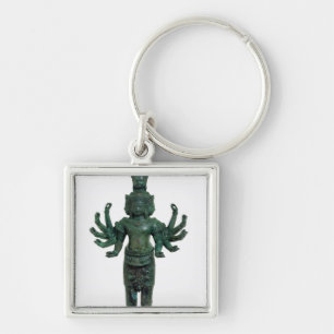 Porte-clés Shiva avec beaucoup de bras et de têtes, Angkor