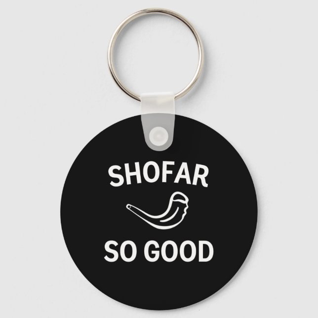 Porte-clés Shofar So Good Rosh Hashh Rams Horn Jewish New Yea (Recto)