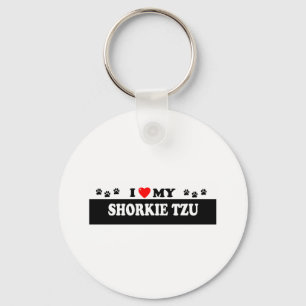 PORTE-CLÉS SHORKIE TZU
