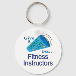 Porte-clés Shout Out for Fitness Instructeurs