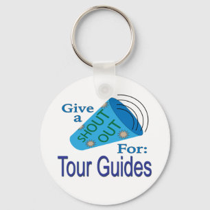 Porte-clés Shout Out for Tour Guides
