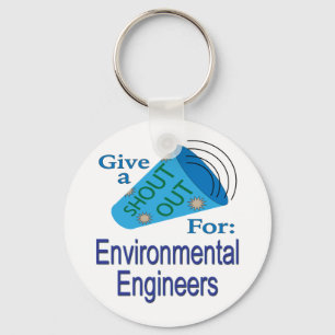 Porte-clés Shout Out pour les ingénieurs De l'environnement