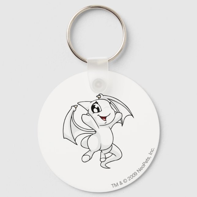 Porte-clés Shoyru White (Recto)
