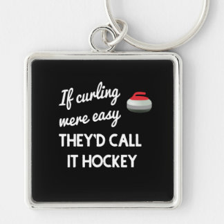 Porte-clés Si Le Curling Était Facile Porte - clé