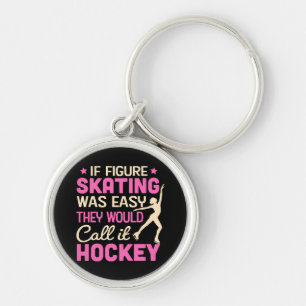 Porte-clés Si le patinage artistique était ça s'appellerait h