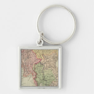 Porte-clés Siam, Birmanie et Anam