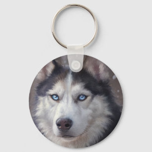 Porte-clés Sibérien Husky
