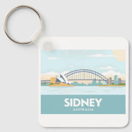 Porte-clés Sidney Australia Opera House Pastel Travel