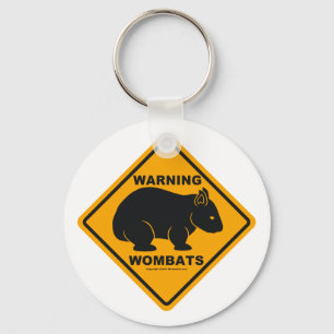Porte-clés Signal d'avertissement Wombat