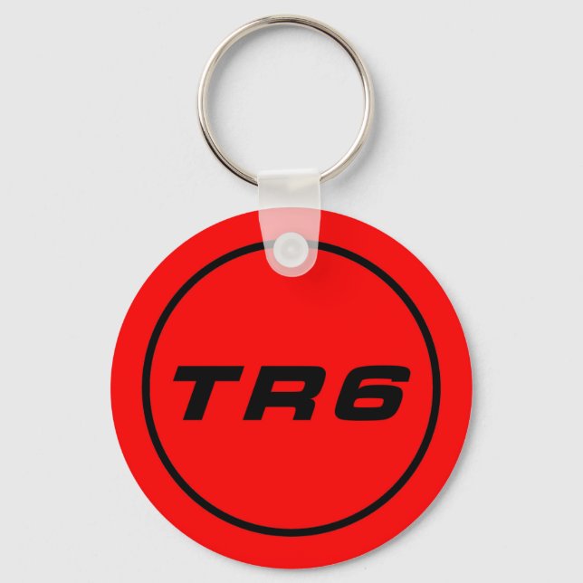 Porte-clés Signal de clé rouge TR6 (Recto)