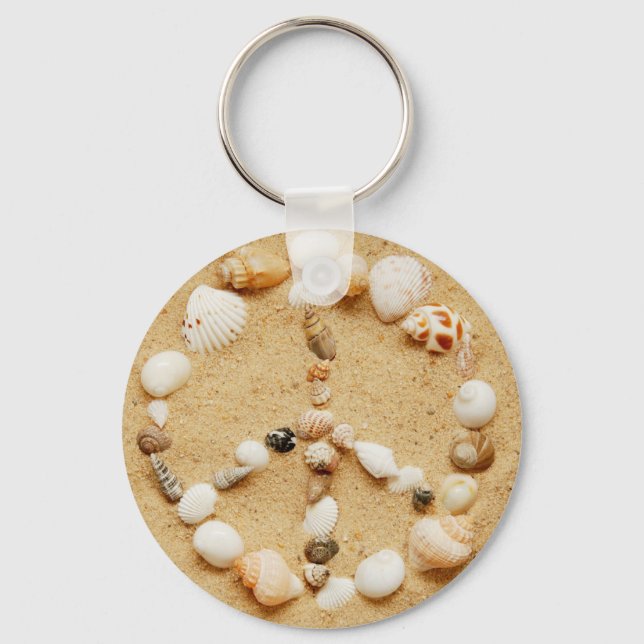 Porte-clés Signal de paix Seashell Porte - clé (Recto)