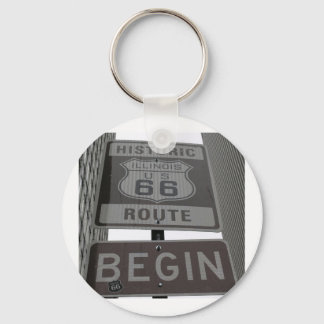 Porte-clés Signal officiel de début de la route 66