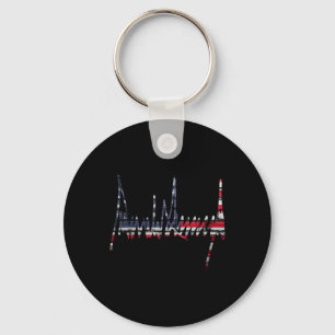 Porte-clés Signature 2024 Président Patriotic American Flag U