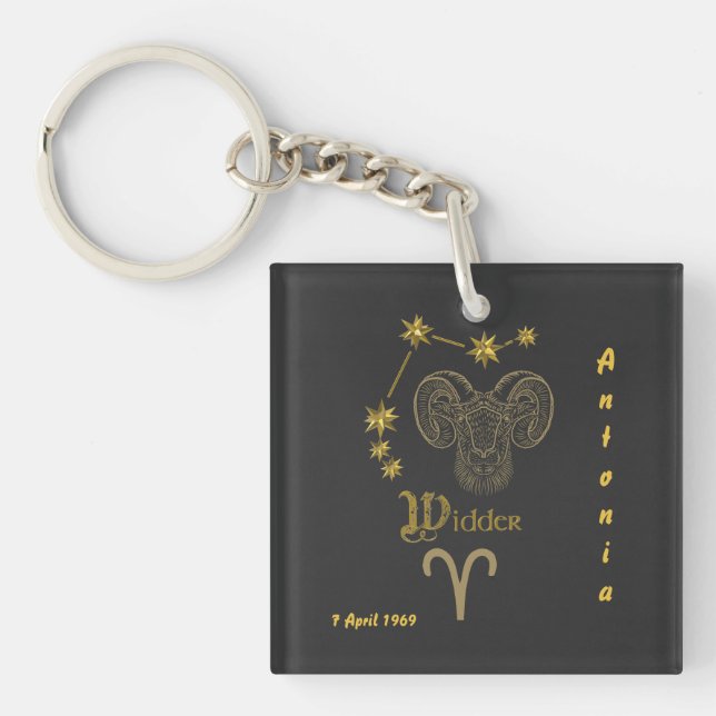 Porte-clés Signe astrologique Bélier -  (Devant)
