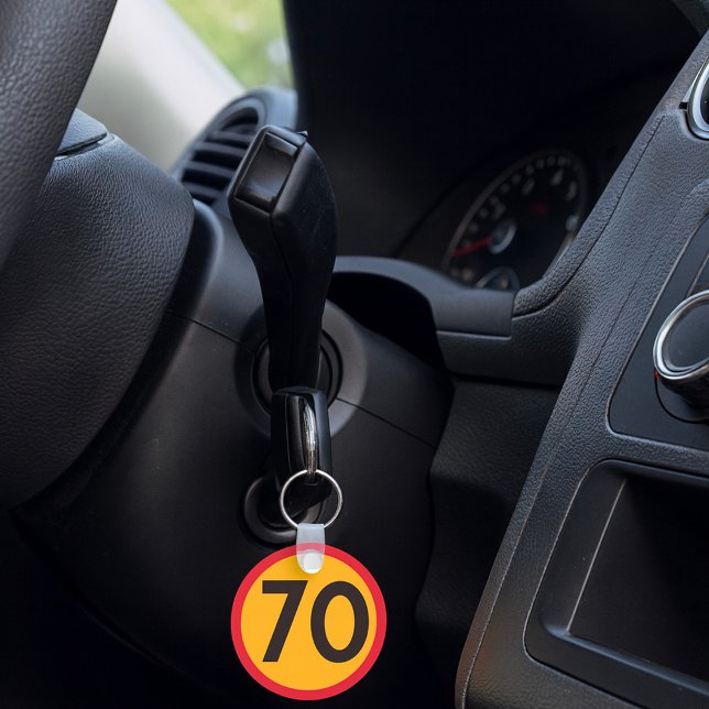Porte-clés SIGNE DE LA ROUTE À 70 Vitesse Limite (Créateur téléchargé)