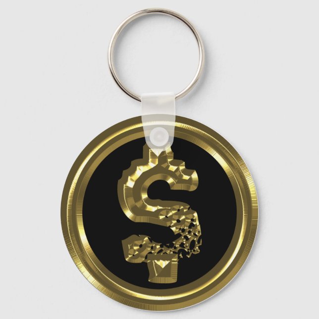 PORTE-CLÉS SIGNE D'OR DOLLAR (Recto)