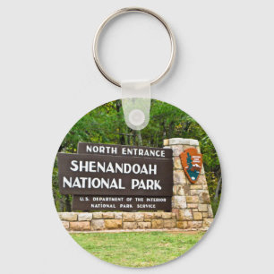Porte-clés Signe du nord d'entrée de parc national de