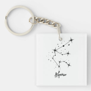 Porte-clés Signe du zodiaque Verseau Cadeau Verseau astrologi