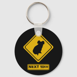 Porte-clés signe routier koala