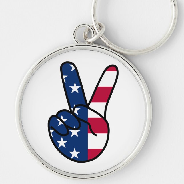 Porte-clés SIGNE USA Flag V (Devant)