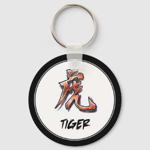 Porte-clés SIGNE Zodiaque chinois classique cool Tigre