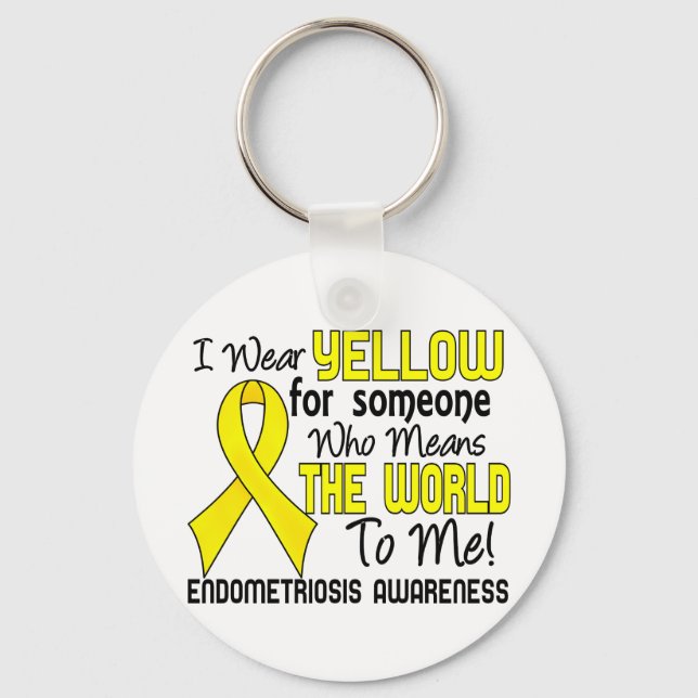 Porte-clés Signifie Le Monde Pour Moi 2 Endometriose (Recto)