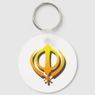 Porte-clés Sikh Khanda Khalsa Sikhism Punjabi