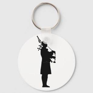 Porte-clés Silhouette Bagpiper