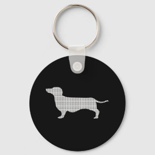 Porte-clés Silhouette Dachshund De Nombreux