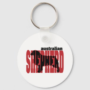 Porte-clés Silhouette de berger australien