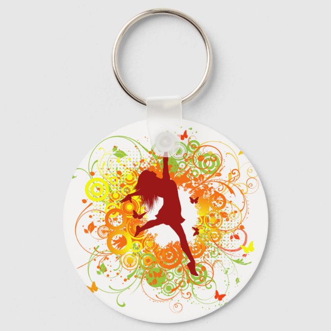 Porte-clés silhouette de danseur (Recto)