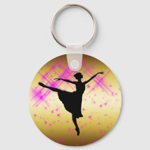PORTE-CLÉS SILHOUETTE DE DANSEUR CLASSIQUE