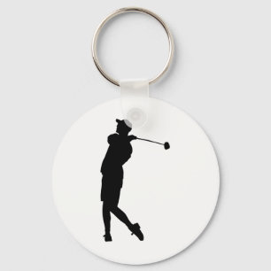 Porte-clés Silhouette de Golfer